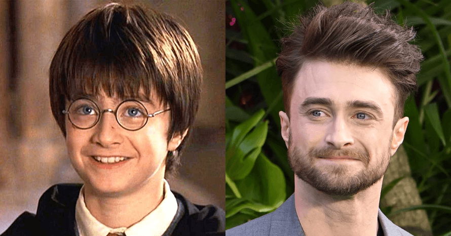 Daniel Radcliffe antes e depois