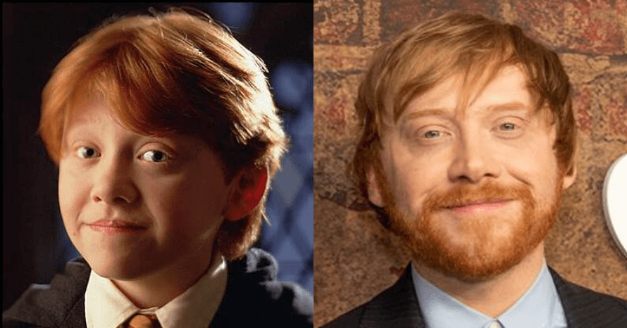 Rupert Grint antes e depois